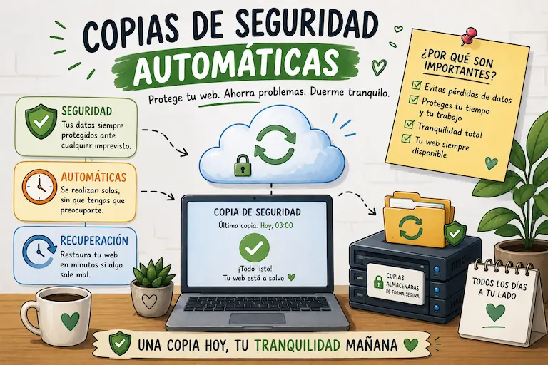 Copia de seguridad automática y segura