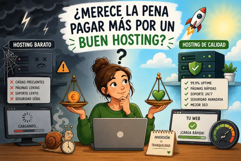Merece la pena pagar más por un buen hosting