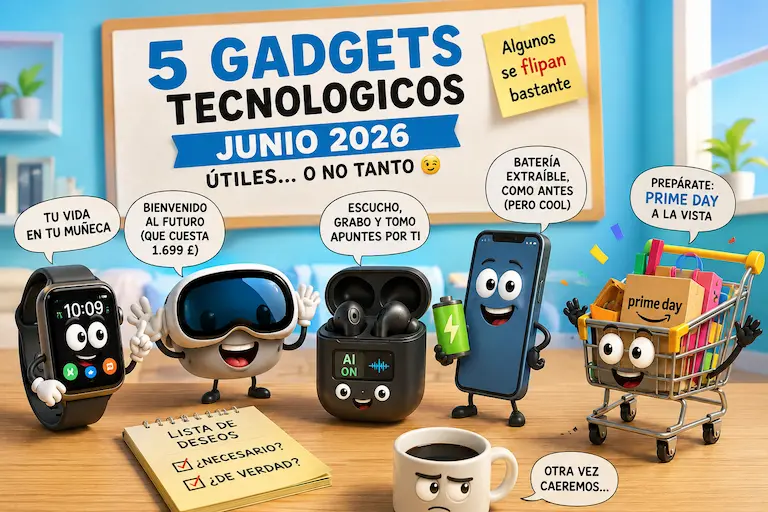 Cinco gadgets tecnologicos junio 2026