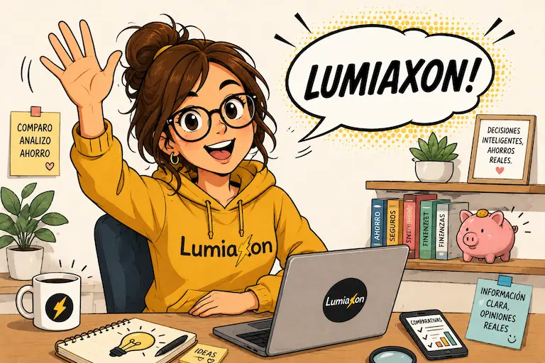 ¿Quién soy? Raquel creadora de Lumiaxon comparando servicios y ahorro