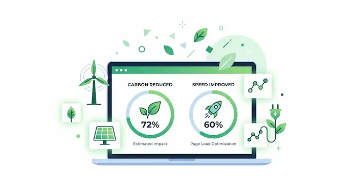 Resultados del Green UX: reducción de huella de carbono y mejora de rendimiento web en un dashboard sostenible. Los datos lo confirman: el Green UX funciona para el planeta y para tu negocio.